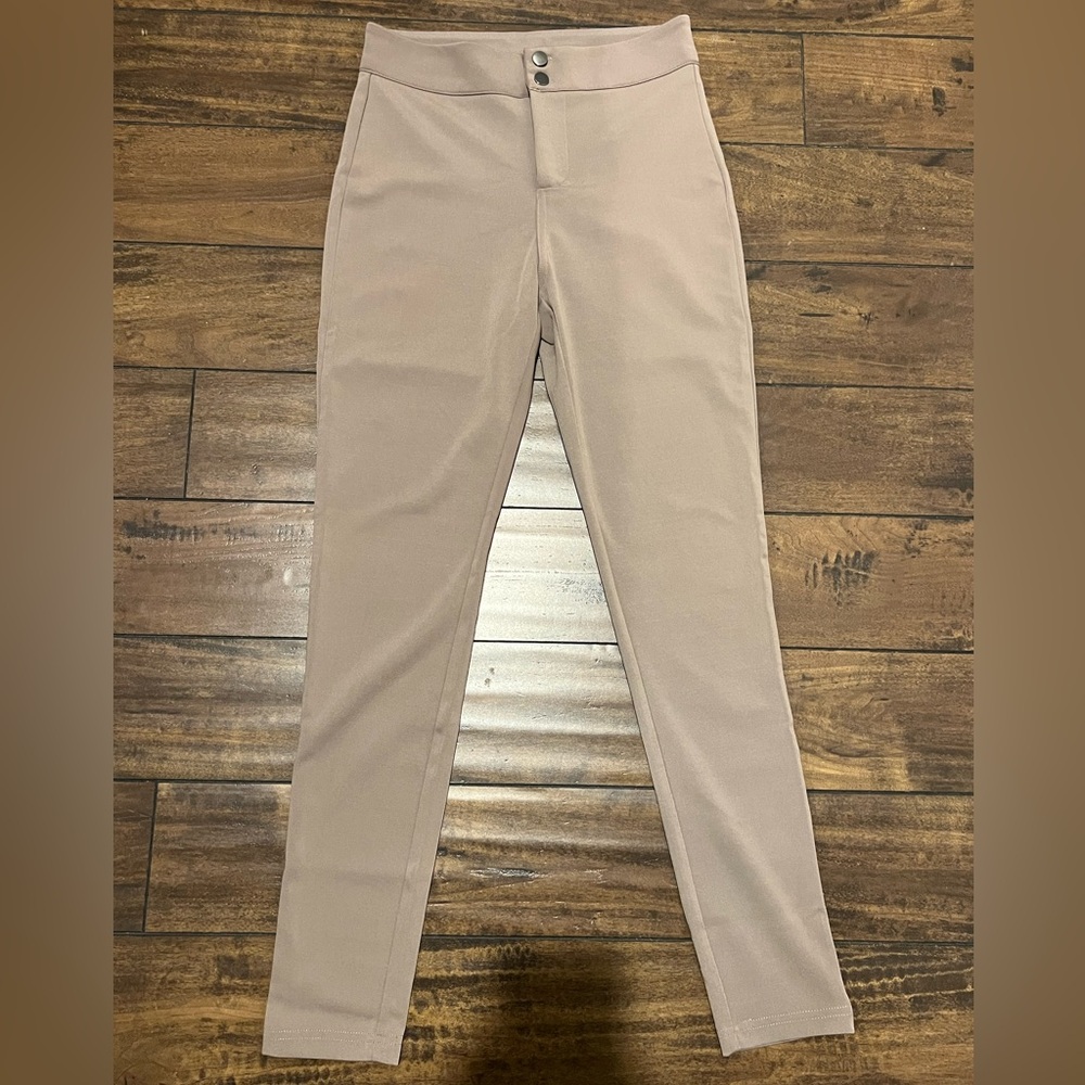 Forever 21 High Rise Skinny Pants Taupe Size S